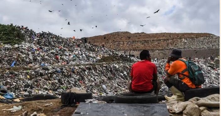 What a waste: much single-use plastic ends up in dumps, such as this one in Panama City © LUIS ACOSTA/AFP via Getty Images